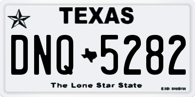 TX license plate DNQ5282