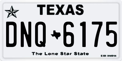 TX license plate DNQ6175