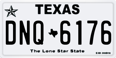 TX license plate DNQ6176