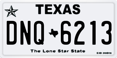 TX license plate DNQ6213