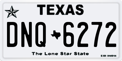 TX license plate DNQ6272