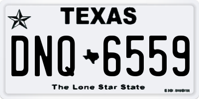 TX license plate DNQ6559