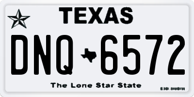 TX license plate DNQ6572