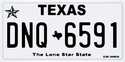 TX license plate DNQ6591