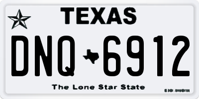 TX license plate DNQ6912