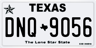 TX license plate DNQ9056