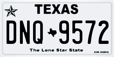 TX license plate DNQ9572