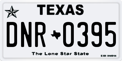TX license plate DNR0395