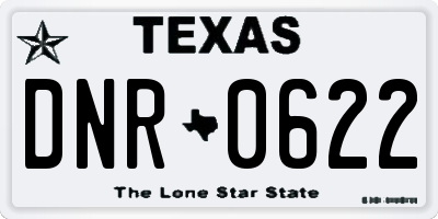 TX license plate DNR0622