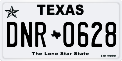 TX license plate DNR0628