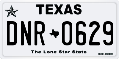TX license plate DNR0629