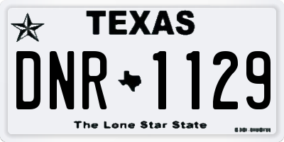 TX license plate DNR1129