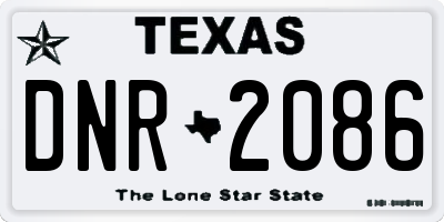 TX license plate DNR2086
