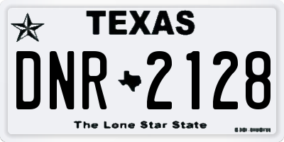 TX license plate DNR2128