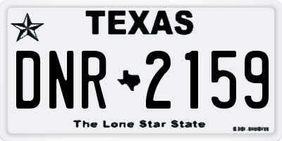 TX license plate DNR2159
