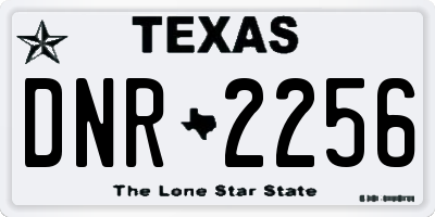 TX license plate DNR2256