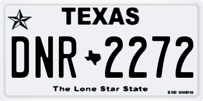 TX license plate DNR2272