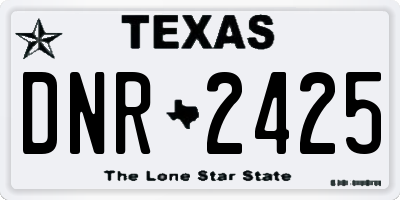 TX license plate DNR2425