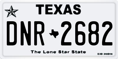 TX license plate DNR2682
