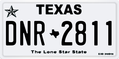 TX license plate DNR2811