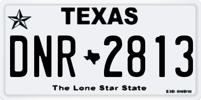 TX license plate DNR2813