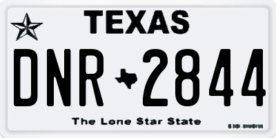 TX license plate DNR2844