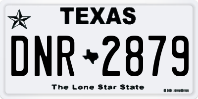 TX license plate DNR2879