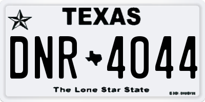 TX license plate DNR4044