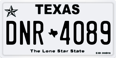 TX license plate DNR4089