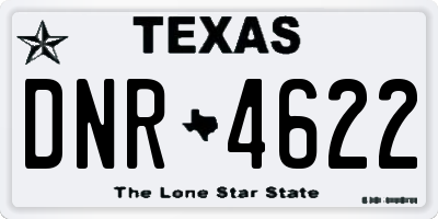 TX license plate DNR4622