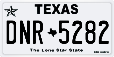 TX license plate DNR5282