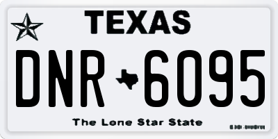 TX license plate DNR6095