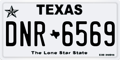 TX license plate DNR6569