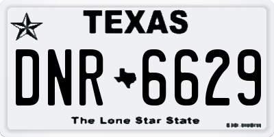 TX license plate DNR6629