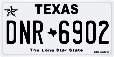 TX license plate DNR6902