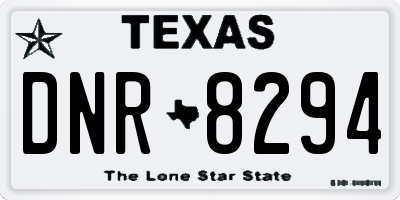 TX license plate DNR8294