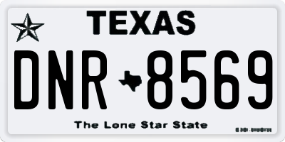 TX license plate DNR8569