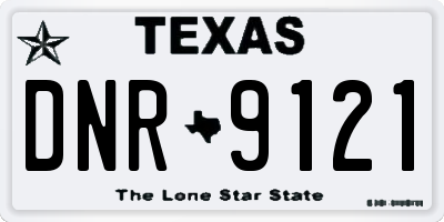 TX license plate DNR9121