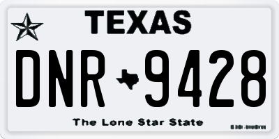 TX license plate DNR9428