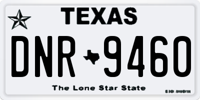 TX license plate DNR9460