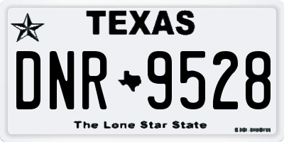 TX license plate DNR9528