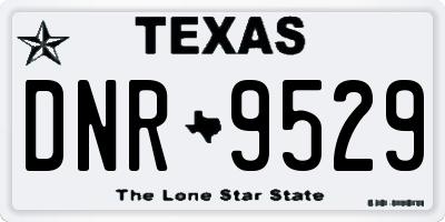 TX license plate DNR9529