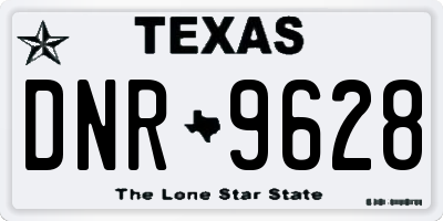 TX license plate DNR9628