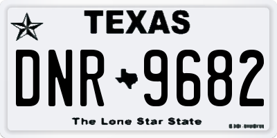 TX license plate DNR9682