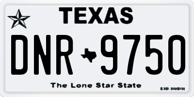 TX license plate DNR9750