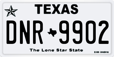 TX license plate DNR9902