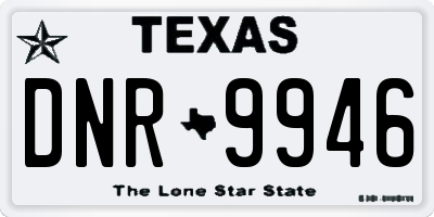 TX license plate DNR9946