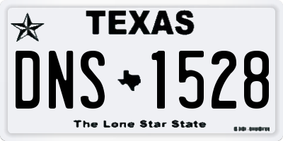 TX license plate DNS1528