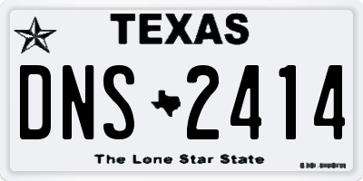 TX license plate DNS2414