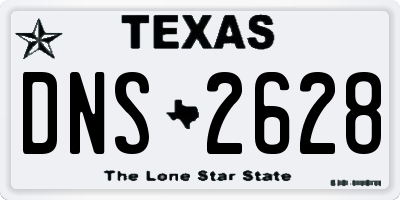TX license plate DNS2628